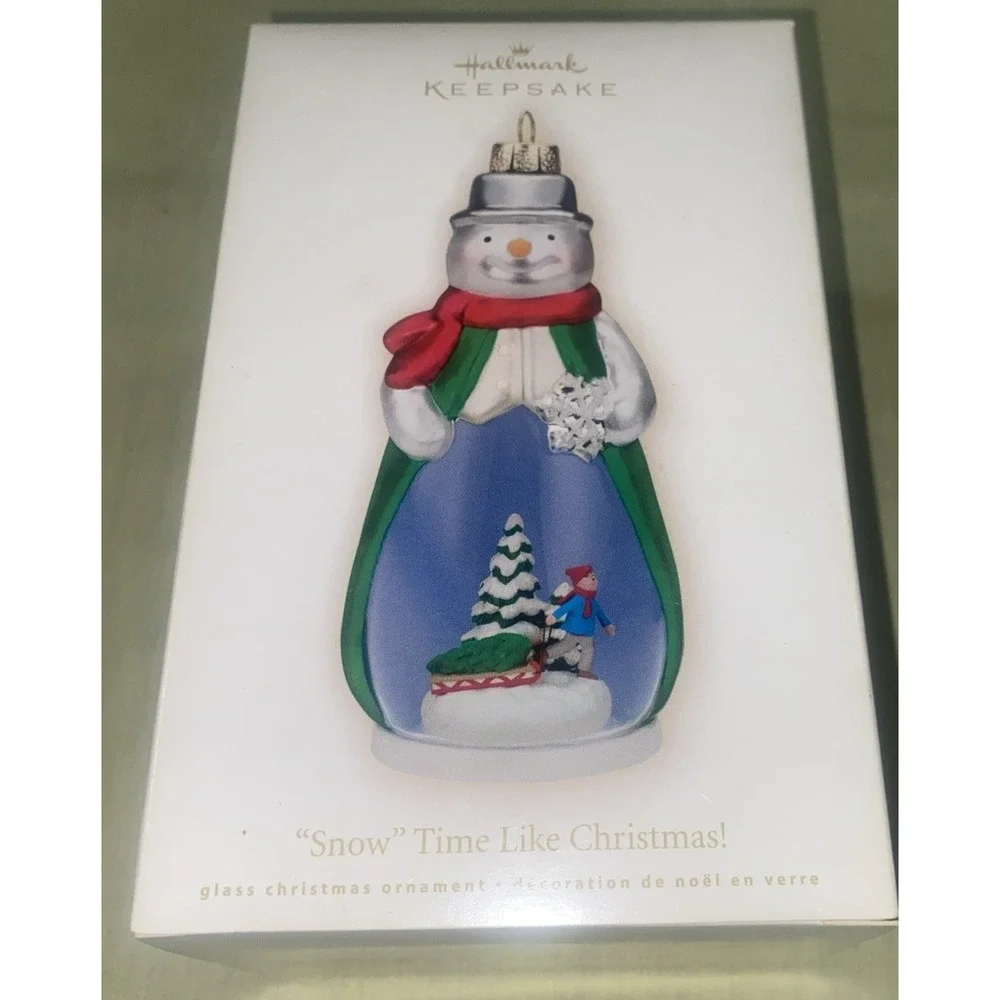 2009 Hallmark Keepsake Christmas Tree Ornament Snow Time Like Christmas‎